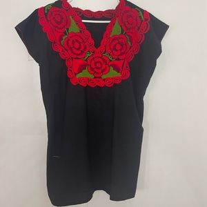 Embroidered top